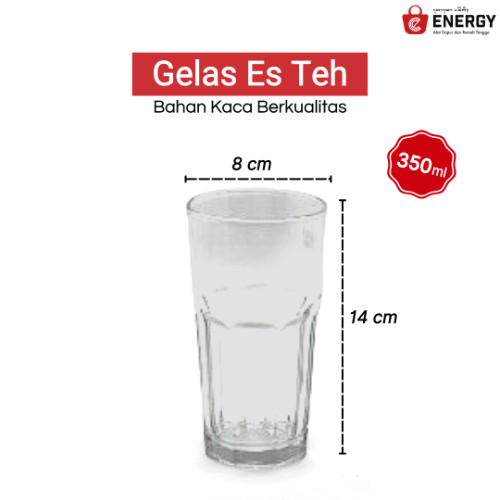 Gelas Kaca 912 T 350 Ml Energy Bali